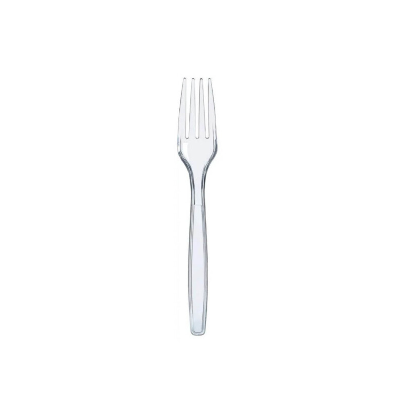 Vidlička plast PP 18cm/10ks Transp. (180/krt)