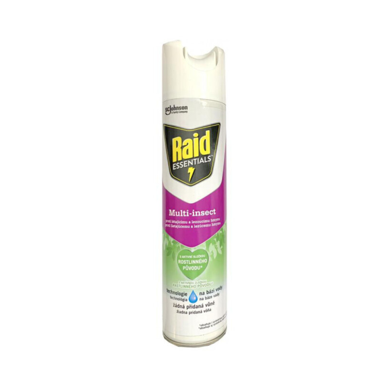 Raid 400ml Spray proti lezoucímu hmyzu  Essentials CZ (12/bal)