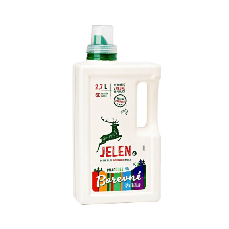 Jelen Prací gel 2,7l barevné (4/krt)