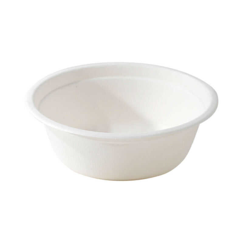 Miska na polévku EKO z cukrové třtiny 500ml/10ks bílá (20/bal)