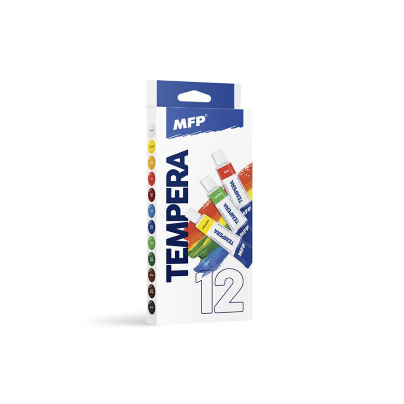 MFP Temperové barvy set 12 ks 12ml(10/krt)
