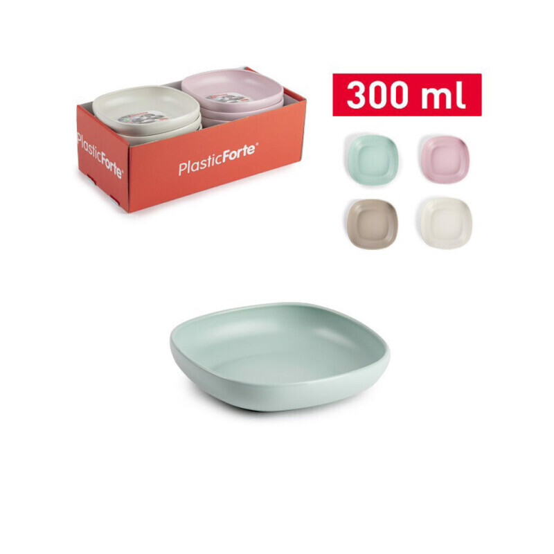 P.Forte Talíř plast Stilo 13cm VRM (12/bal)