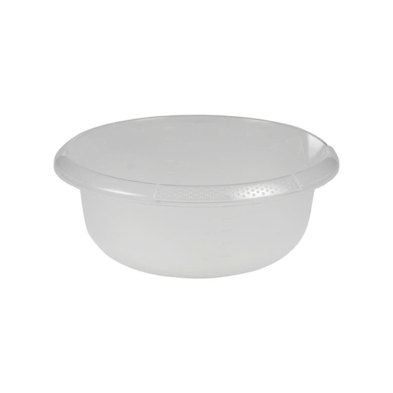 Miska kulatá s výlevkou Ø 28 x11 3,5Ltransp. (10/krt)