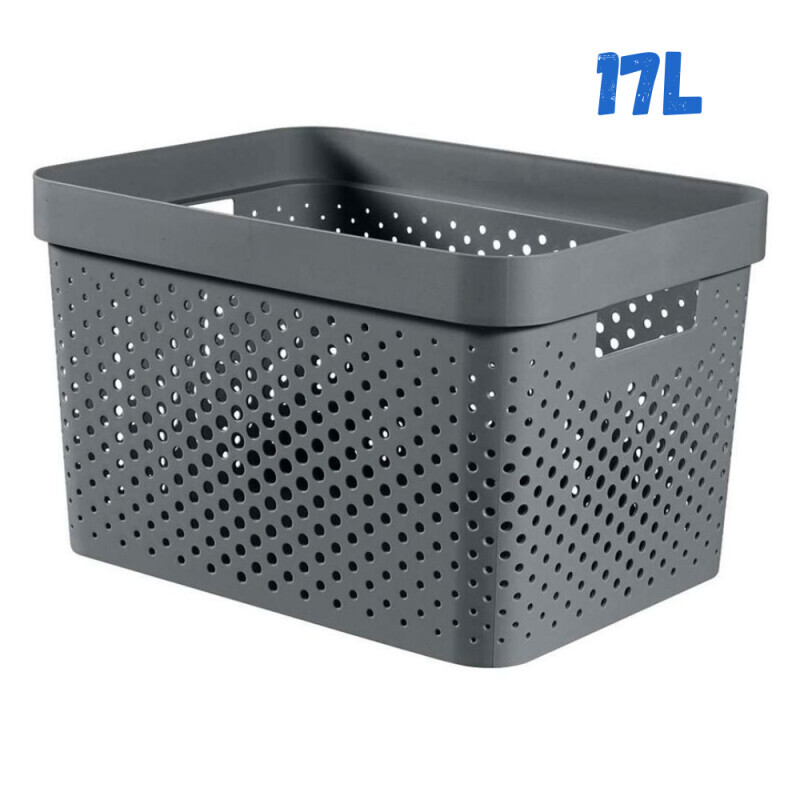 Curver Košík uložný 17L Šedá (5/krt)