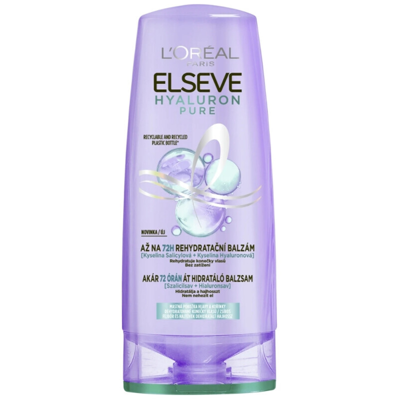 Loreal 200ml Balzám Elseve Hyaluron Pure (12/krt)
