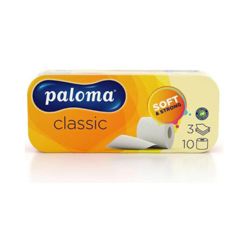Paloma Toaletní papír 10ks 3-vrstvý (8/bal)