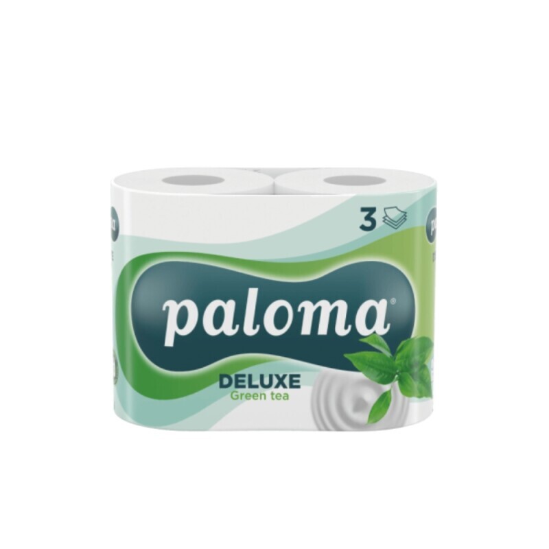 Paloma Toaletní papír 3-vrstvý Green Tea 19,5m (14/bal)