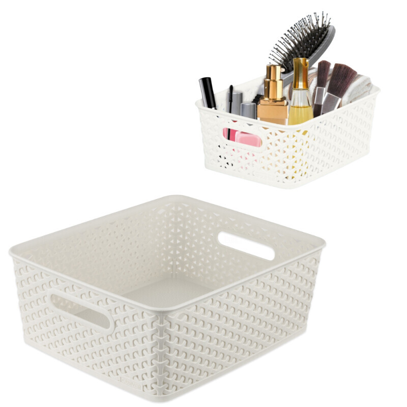 Curver Košík uložný plast M Bilé (4/krt)