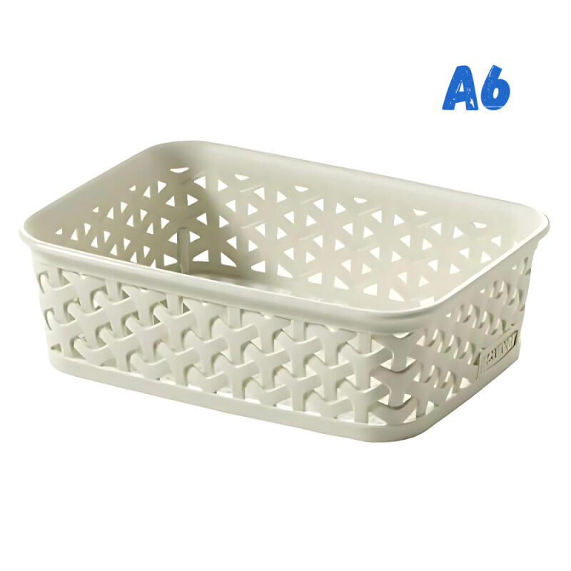 Curver Košík uložný plast A6 Bilé (8/krt)