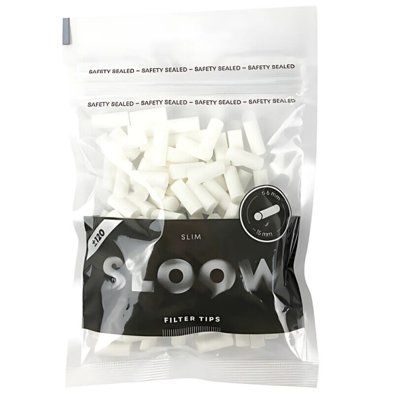 SLOOW cigaretové filtry Slim (34/bal 272/krt)