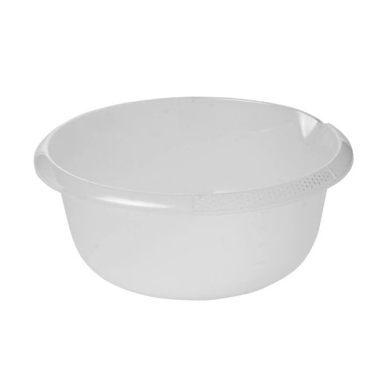 Miska kulatá s výlevkou Ø 32x13 6Ltransp. (10/krt)