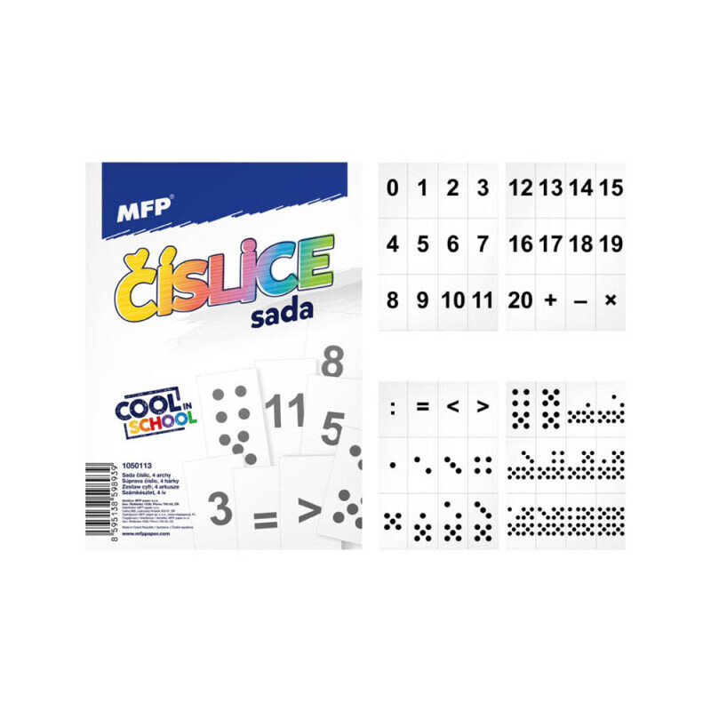 MFP Sada tisků číslice (25/bal 600/krt)