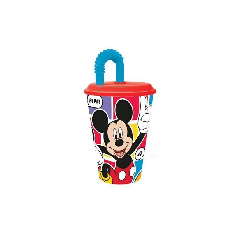 Kelímek s Brčkem Mickey 430ml (24/krt)