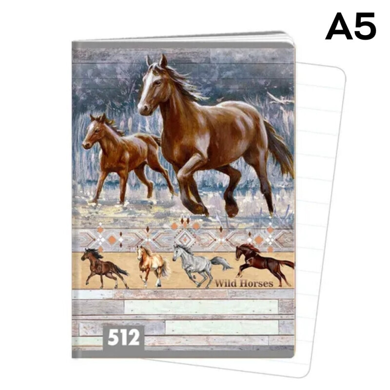 Argus Sešit A5/512 Wild Horse (6/bal)