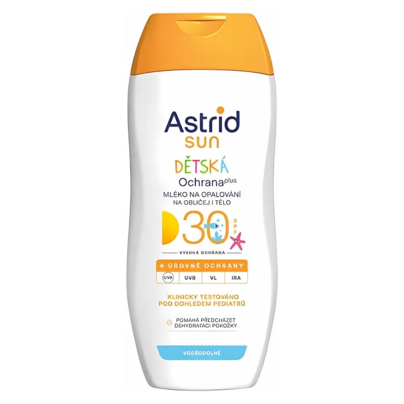 Astrid Sun Dětské 200ml Mléko Na Opalování OF30