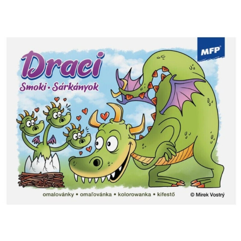 MFP Omalovánky Draci