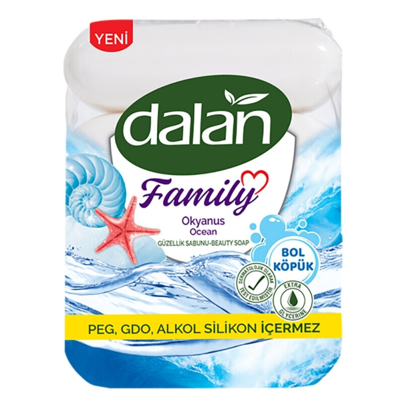 Dalan Mýdlo tuhé 4x75g Ocean(24/krt)