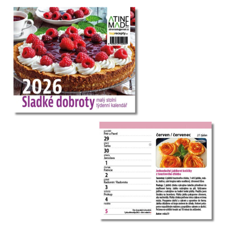 Atinemade Kalendář Sladké dobroty (10/krt)