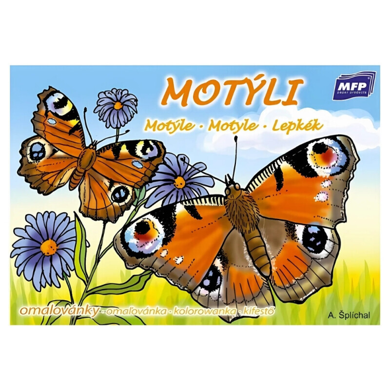 MFP Omalovánky Motýli