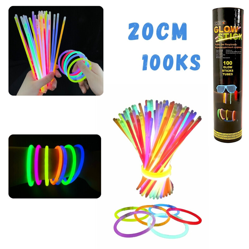 Tyčinky svítící 20cm/100ks (50/krt)