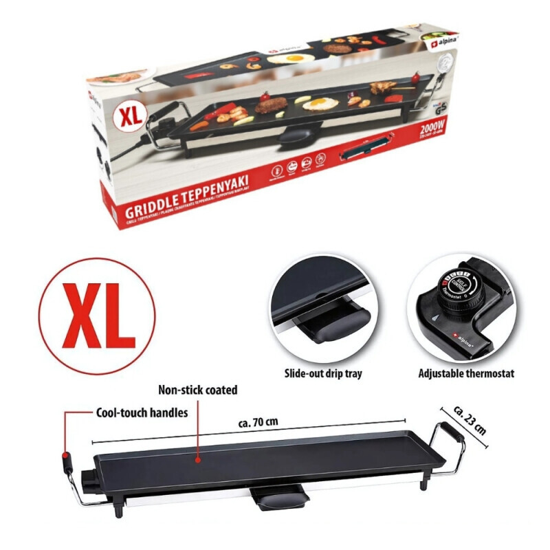 alpina Teppanyaki pánev - 70 x 23 CM (4/krt)