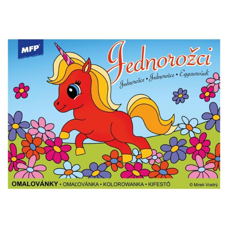 MFP Omalovánky Jednorožci