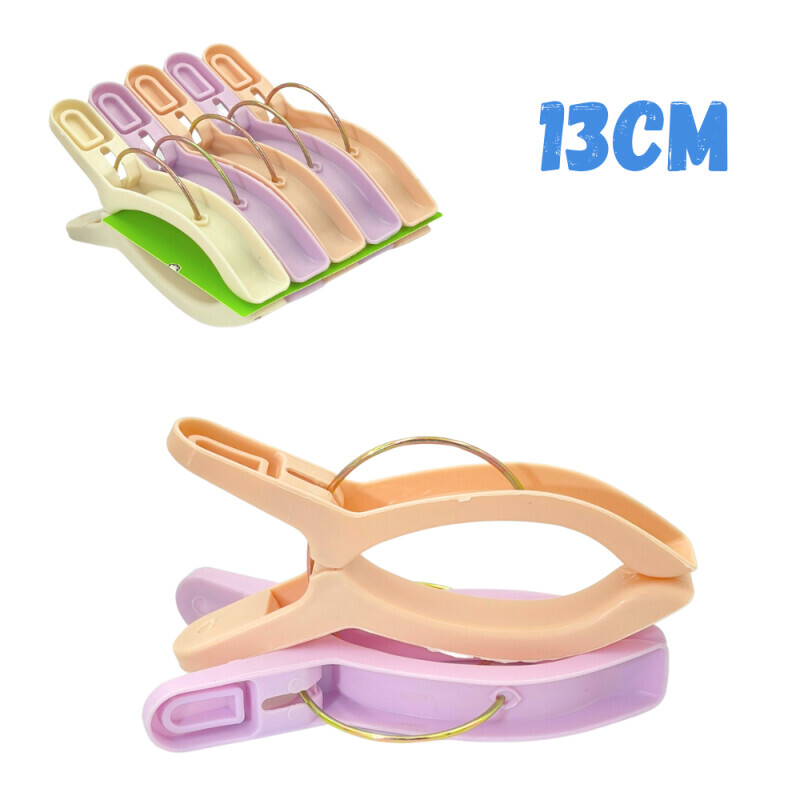 Kolíčky na prádlo plastové 13cm/5ks (224/krt)