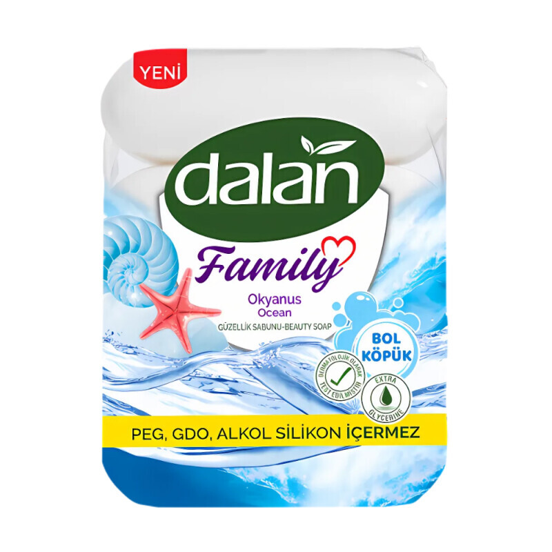 Dalan Mýdlo tuhé 4x75g Ocean(24/krt)