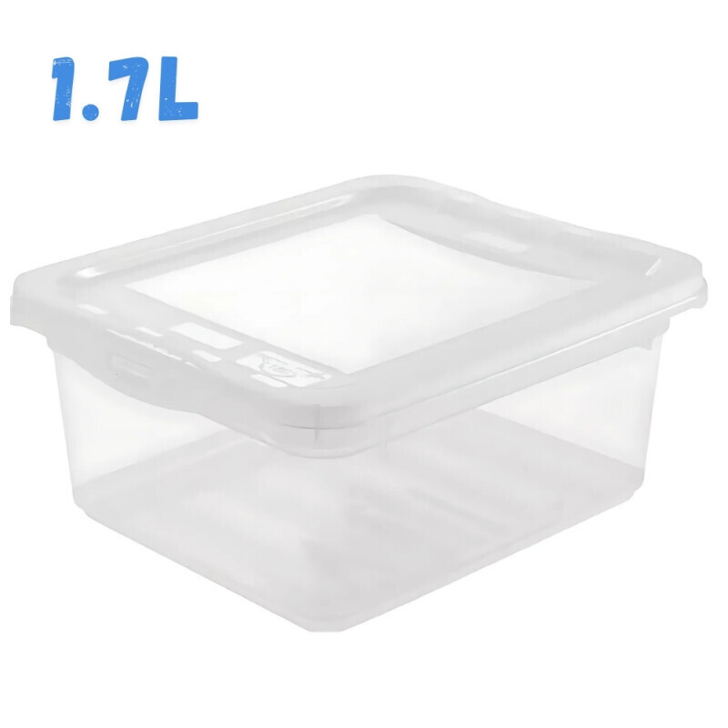 Úložný box+Otočný ventilační vík průhl. 1,7L(6/krt)