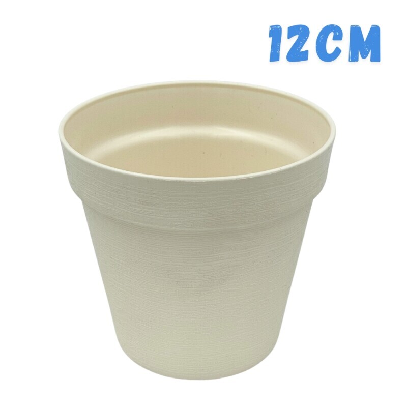 Květináč Loft Ø12 Beige(26/bal)