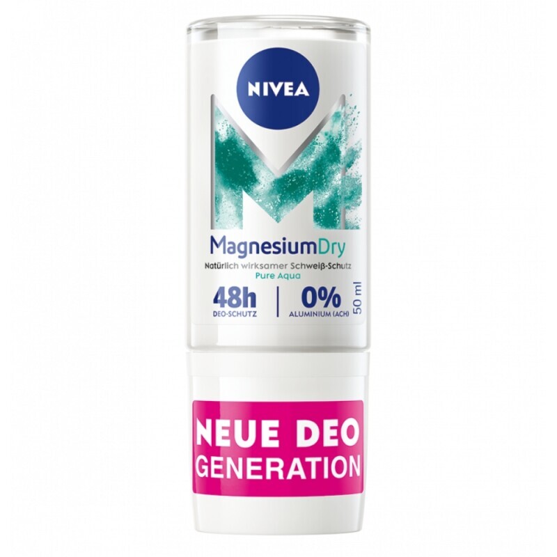 Nivea 50ml Roll-On N F Magnesium Dry (30/krt)