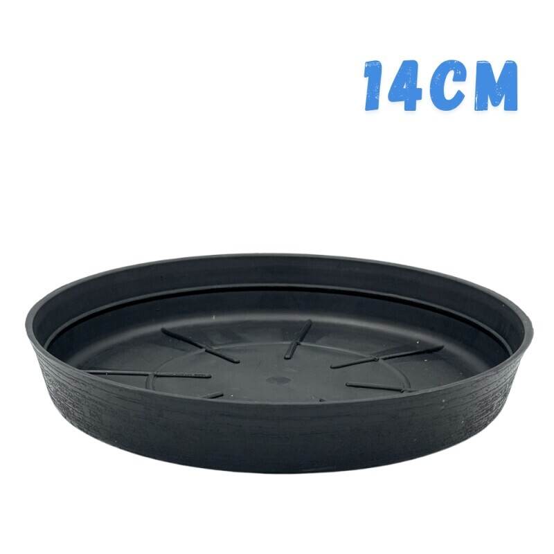 Miska pod květináč Loft Ø14black(18/bal)