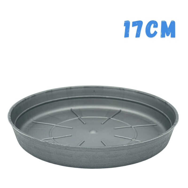 Miska pod květináč Loft Ø17gray 1(20/bal)