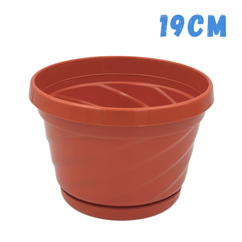 Květináč Malaga Ø19 Terracotta(10/bal)