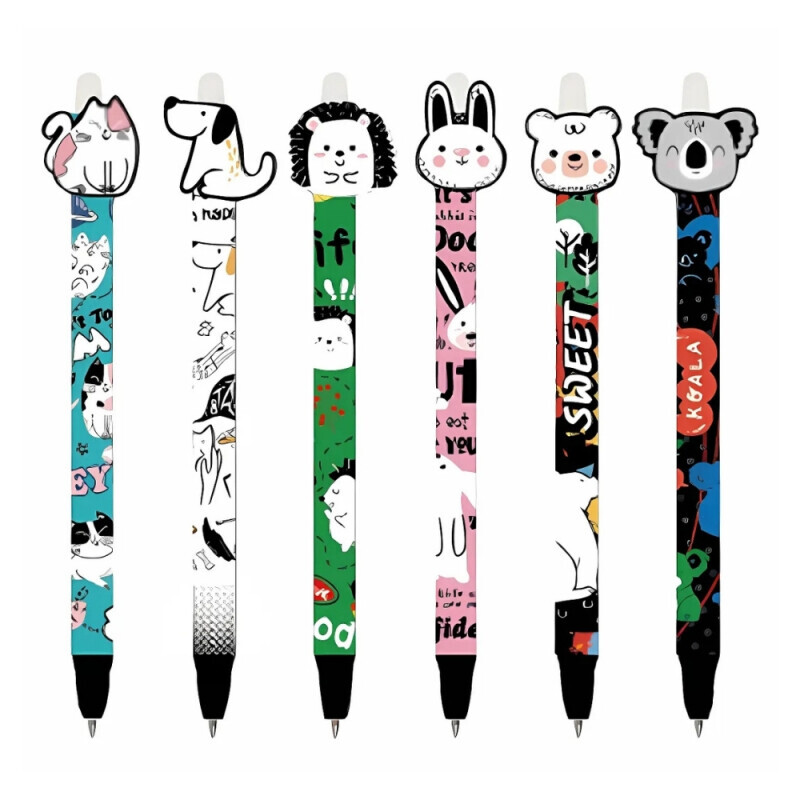 MFP Kuličkové pero gumovací Cute Pet, 0,5, modré (36/krt)