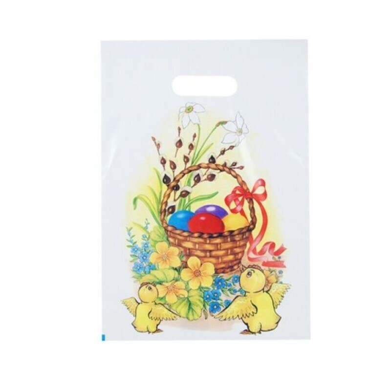 Lika Taška igelitová Velikonoční 25*35 Velikonoční koleda (100/bal)