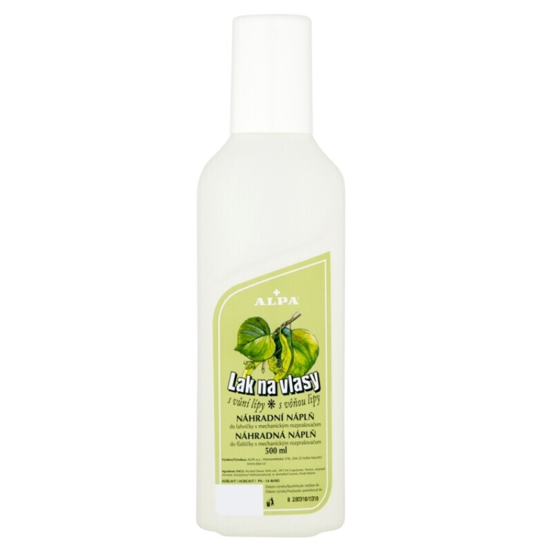 Alpa Lípa 500ml lak na vlasy náhradní náplň (6/krt)
