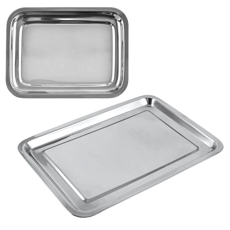 Podnos nerez36*27*4.8CM (120/krt)