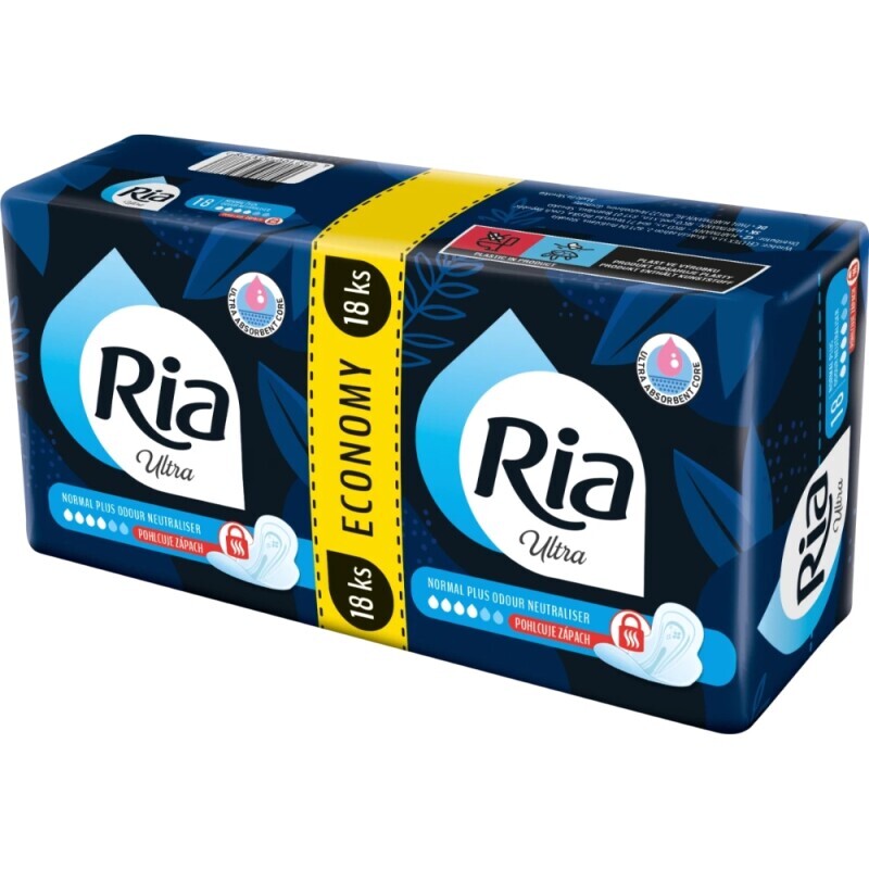 Ria Vložky Ultra 18ks Normal Plus Odour Neutraliser  (20/krt)