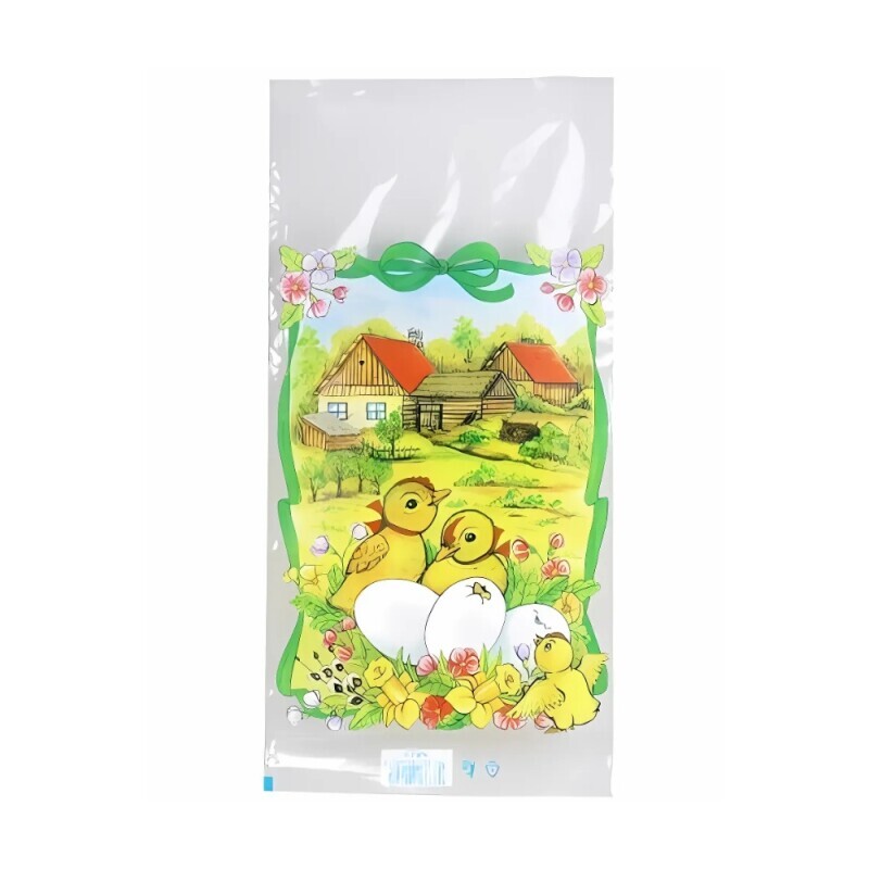 Lika Sáček Velikonoční 20*40 Housata na dvoře (100/bal)