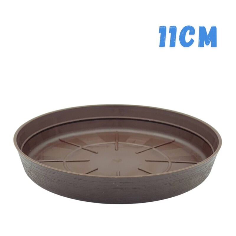 Miska pod květináč Loft Ø11 Brown 1(26/bal)