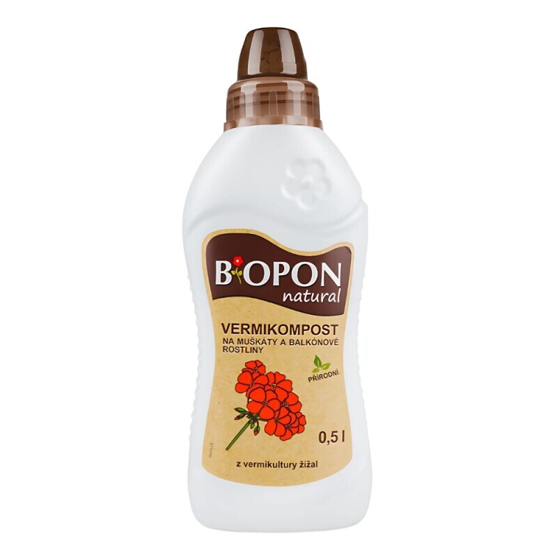 B*OPON 500ml Vermikompost na muškáty, balk.r.(6/krt)