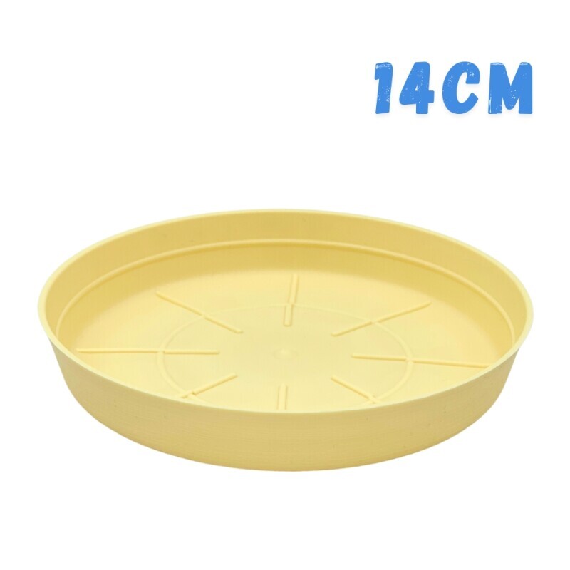 Miska pod květináč Loft Ø14cream ivory(18/bal)