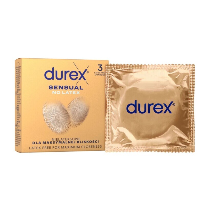Durex Kondom 3ks Sensual No Latex (24/bal 288/krt)