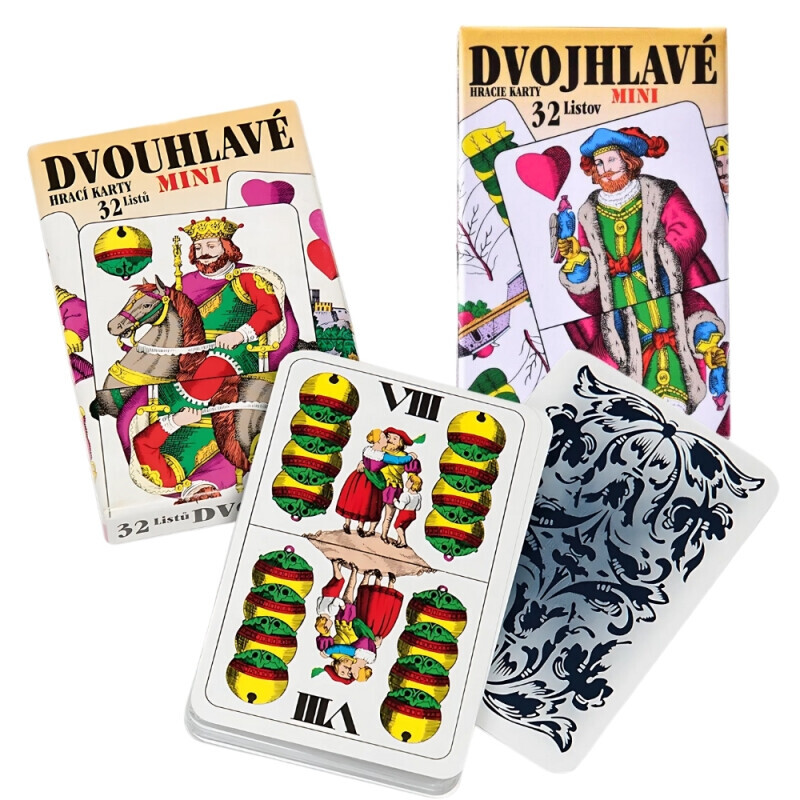 Hrací karty Mariáš dvouhlavé (12/krt)