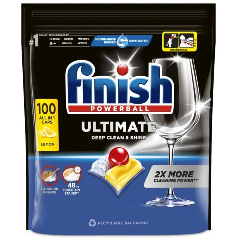 Finish Tablety Ultimate 100ks Lemon (4/krt)