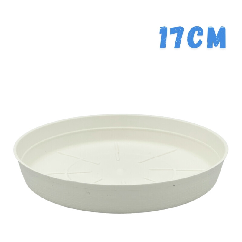 Miska pod květináč Loft Ø17white(20/bal)