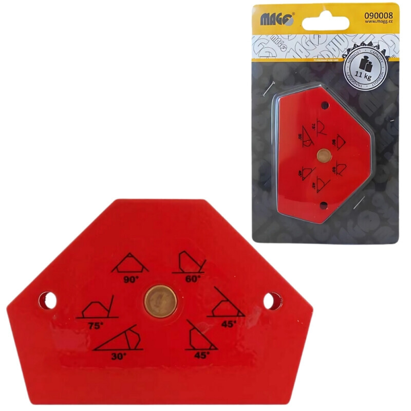 Úhlový magnet - nosnost 11kg 