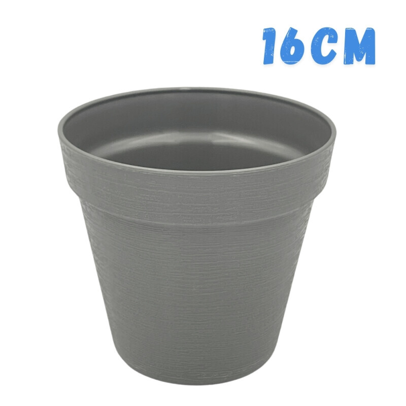 Květináč Loft Ø16 Gray 1(18/bal)
