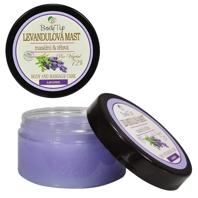 BodyTip 100ml Mast masážní a tělová Levandulová